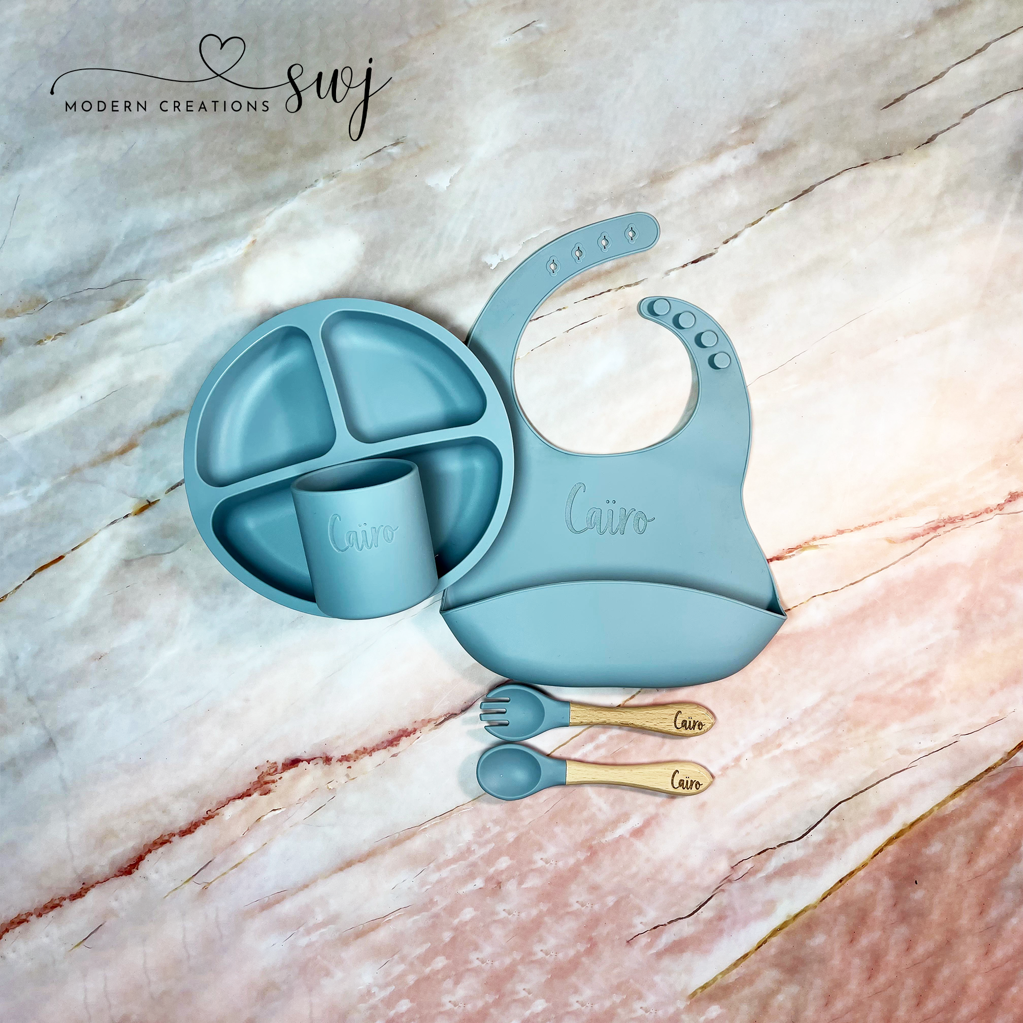 5 Piece set with bib